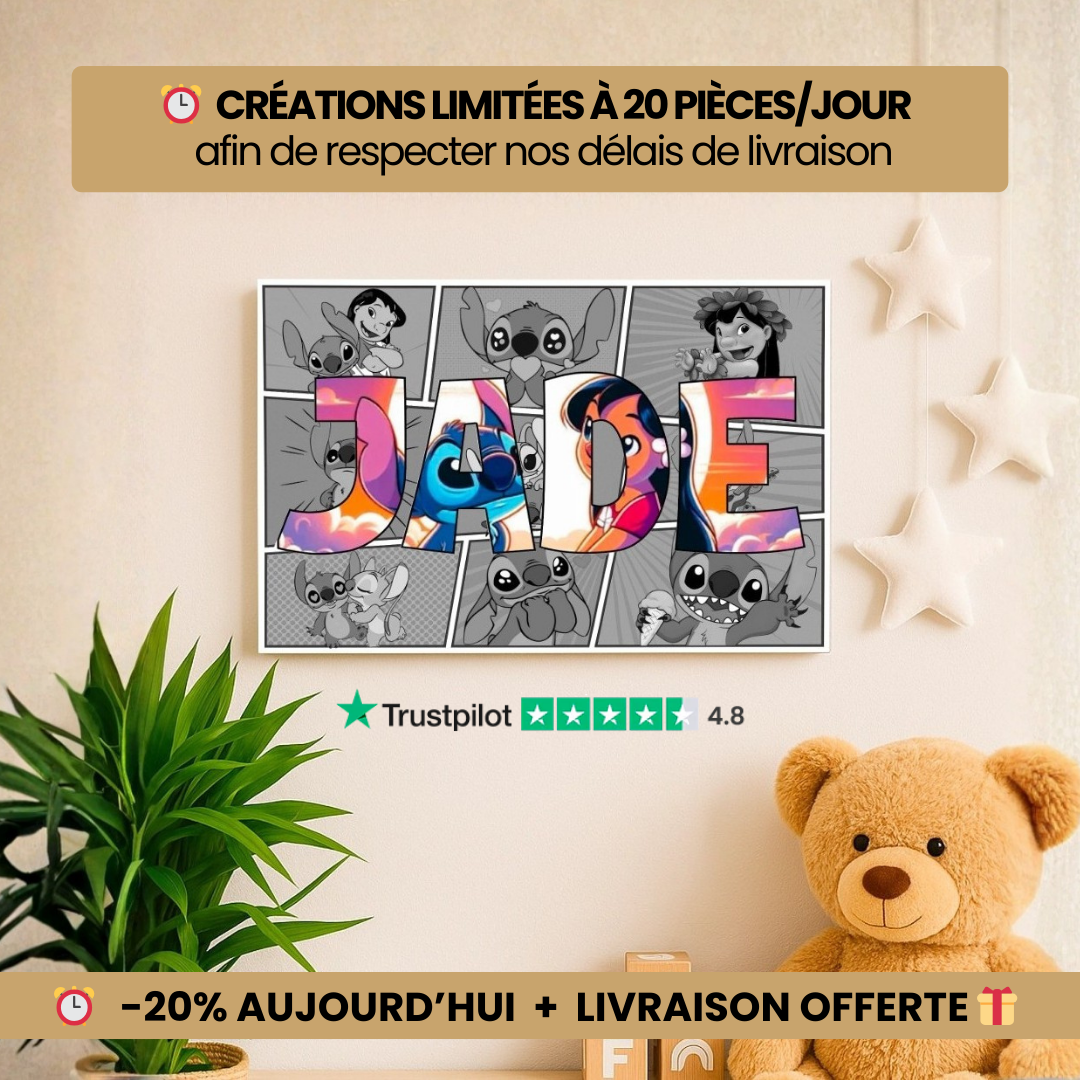 Votre création Lilo & Stitch personnalisée